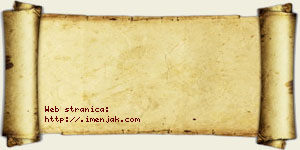 Janko Racić vizit kartica